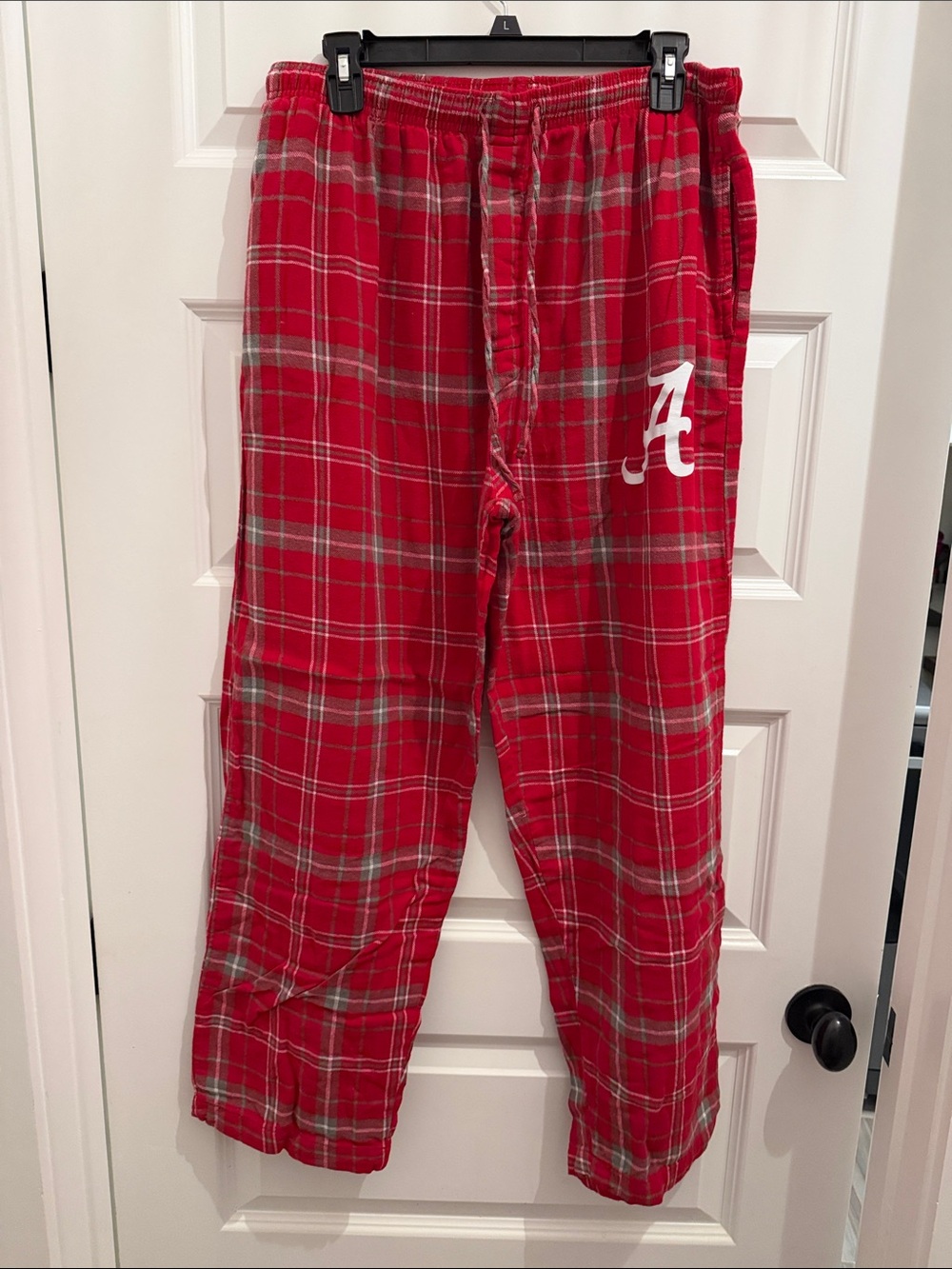 Flannel Pajama Pants with 'A' Logo Aniversity of Alabama